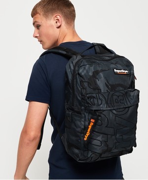 Superdry Academic Férfi Hátizsák Camo | NAWQT3618